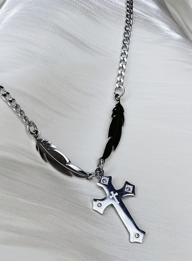 钛钢长款链男女轻奢百搭项链