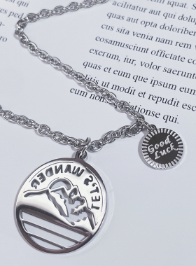 钛钢男女欧美ins风潮夏百搭项链