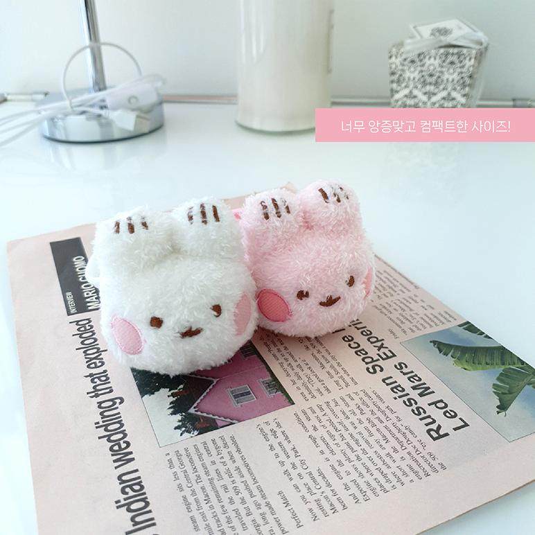 韩国代购Ratora迷你白色小兔子毛绒玩偶挂件钥匙扣包挂件周边礼物,淘宝优惠券,粉丝福利购,淘宝优惠卷