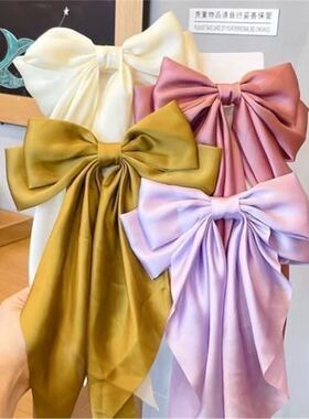 Red bow tie hairpin female Headband hair accessories clip