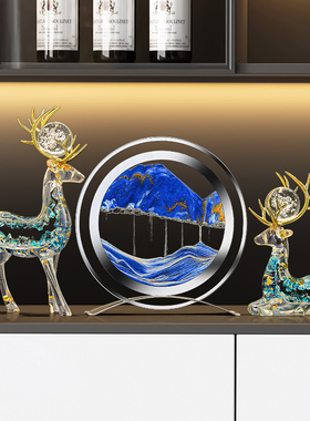 树脂流沙画解压客厅玄关