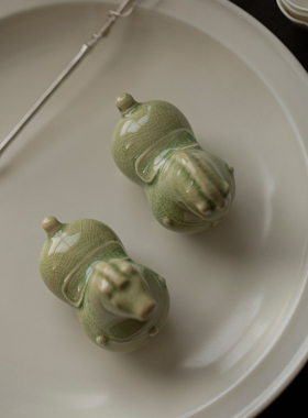 陶瓷马年吉祥物可爱小唐马摆件