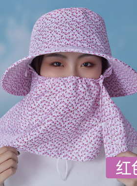 夏季女防紫外线遮阳帽太阳帽骑车