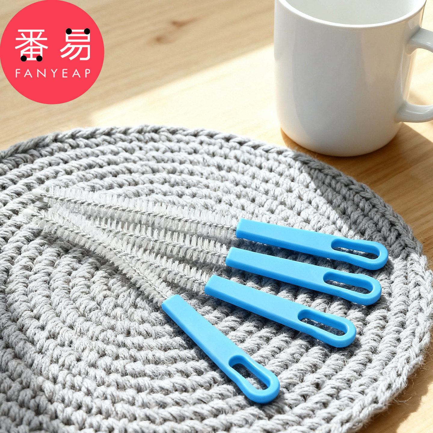 Straw Brush B1pn008-Spout Cleaning Brush Teapot Tea Set Straw Brush Oil Pot Small Gap Cleaning Brush Tool