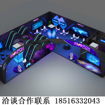 Shanghai Entity Gate Noodle Shop Shops Beauty Chen Design Flash Shop Furnishing Network Red Card Active Arrangement Exhibition Hall