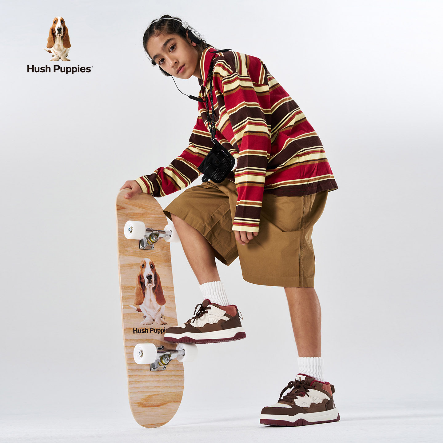 【云感力】新年限定暇步士童鞋儿童板鞋红色过年休闲软底休闲鞋子