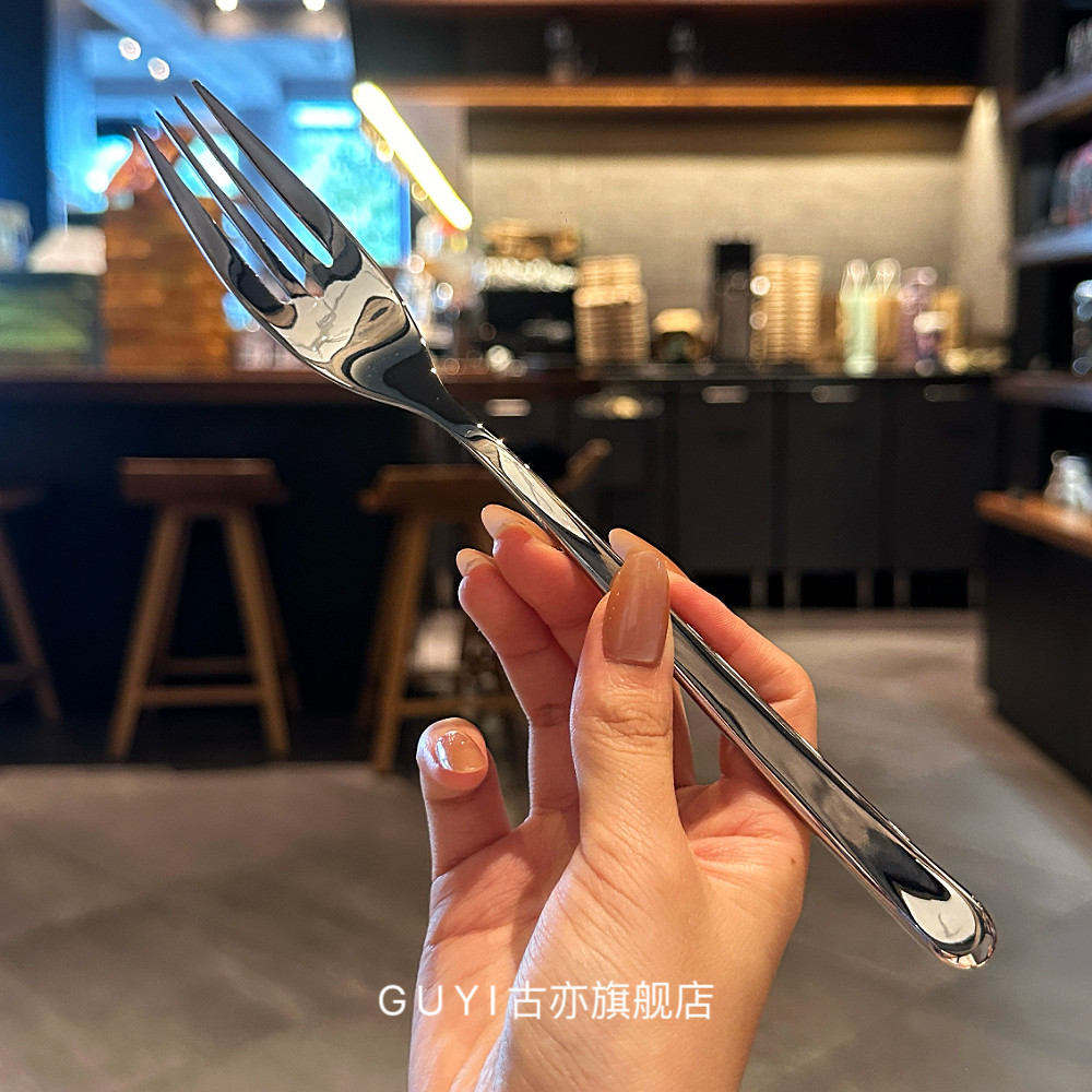 美式复古西餐叉！三倍厚餐叉316不锈钢沙拉叉子高档长柄西餐餐具,淘宝优惠券,粉丝福利购,淘宝优惠卷