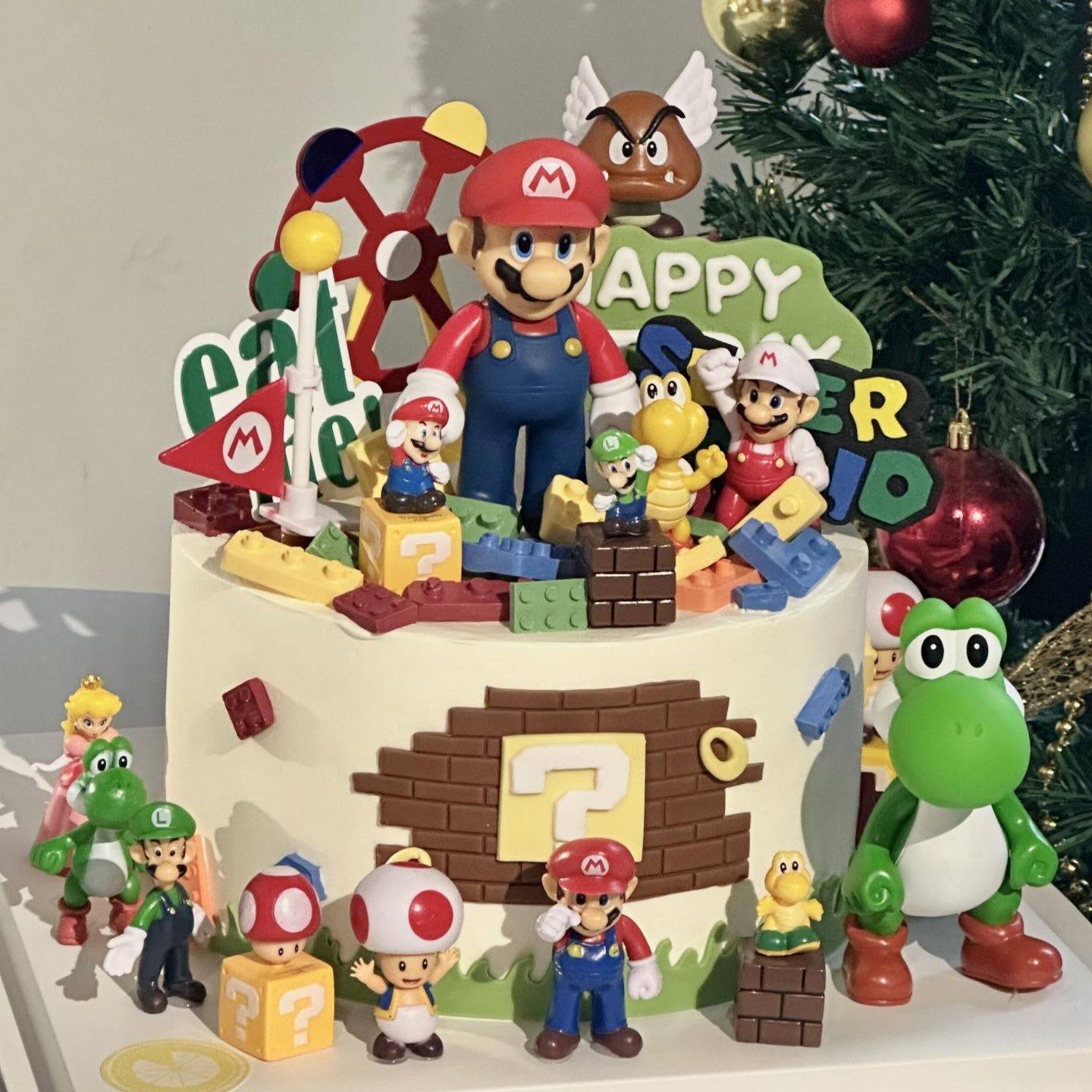 网红超级玛丽马里奥蛋糕装饰摆件小蘑菇恐龙仔儿童生日甜品台插件,淘宝优惠券,粉丝福利购,淘宝优惠卷
