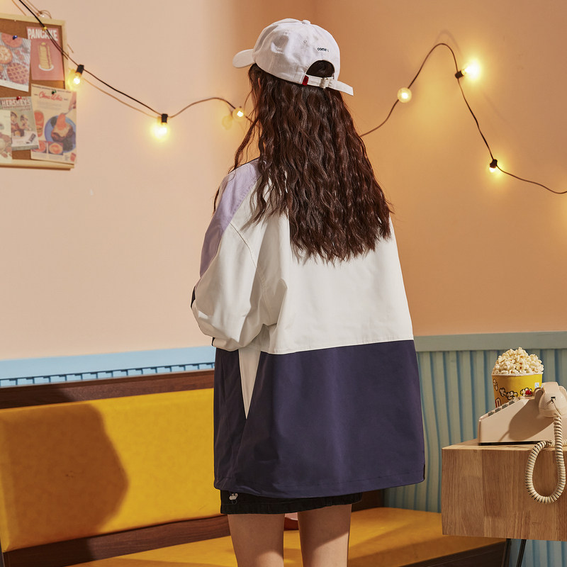 唐狮新款外套2022年春秋宽松感上衣 唐狮outlets店短外套