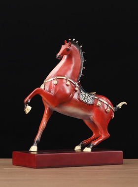 宽和金戈铁马商务风办公品摆件