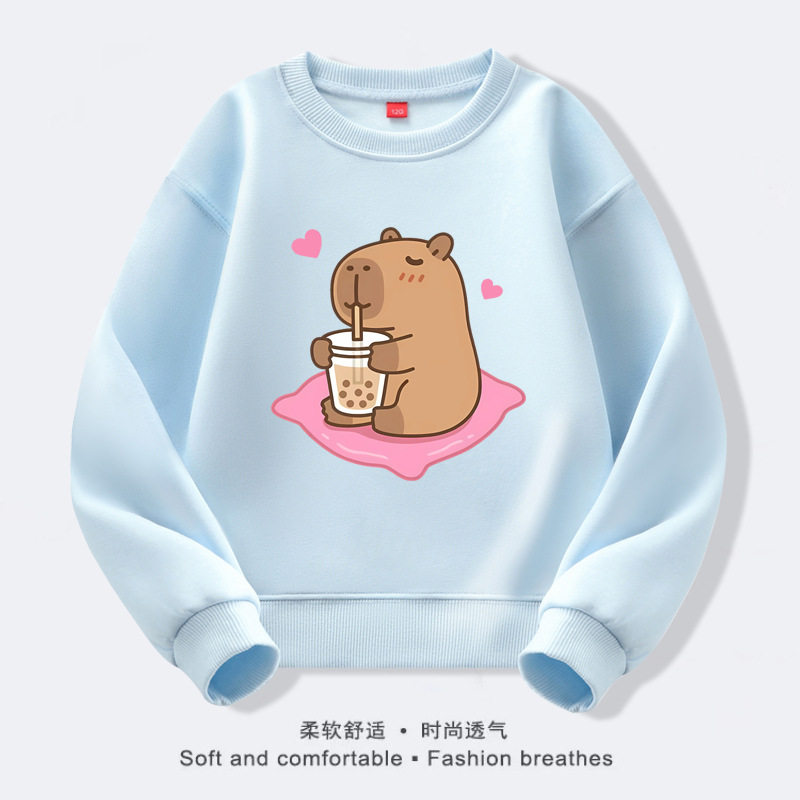 货源实力商家2025新款女童圆领卫衣长袖小女孩舒适上衣潮,淘宝优惠券,粉丝福利购,淘宝优惠卷