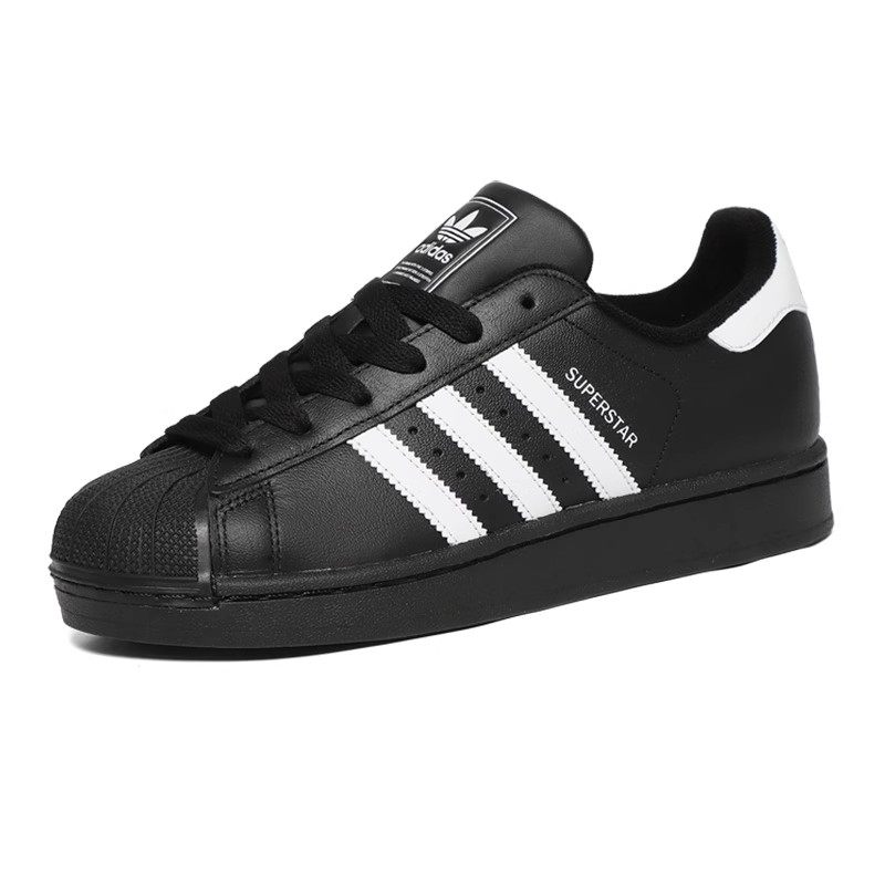 Adidas阿迪达斯男女鞋三叶草金标运动休闲鞋板鞋黑色贝壳头EG4959,淘宝优惠券,粉丝福利购,淘宝优惠卷