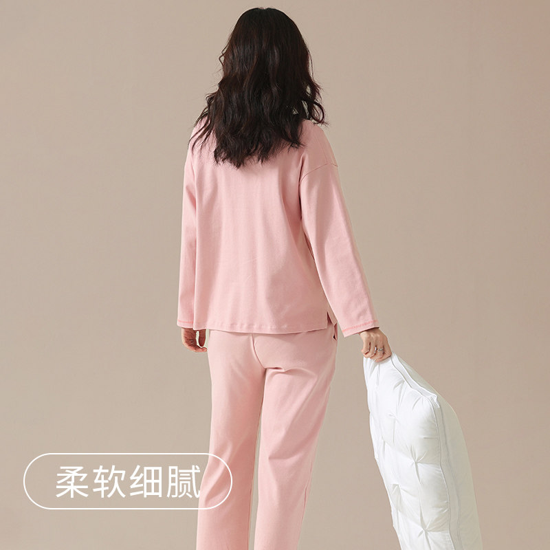 安比斯情侣舒适纯棉夏季男女睡衣 安比斯睡衣/家居服套装