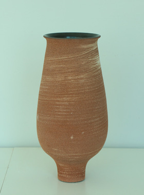 新中式侘寂风花器民宿家居客厅玄关酒店装饰品创意样板房桌面摆件