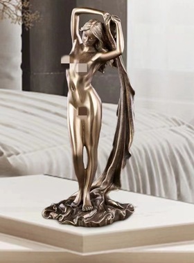 亚马逊新品创意树脂女神家居装饰品客厅桌面树脂工艺品雕塑摆件