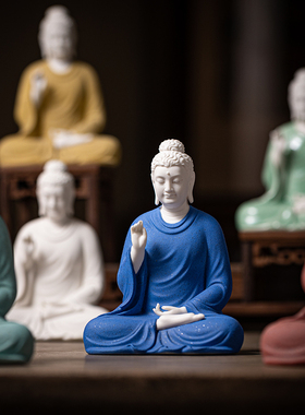 陶瓷家居客厅楞严咒背景灯如来佛