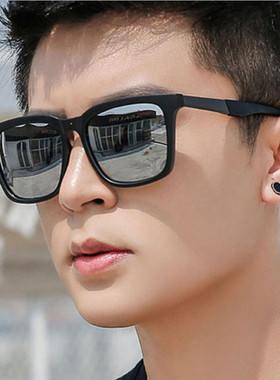 Round fashion for men sunglasses polarized retro sun-glasses