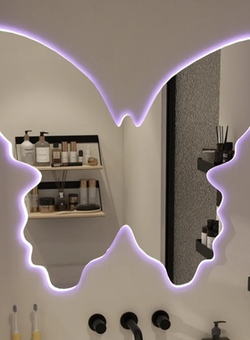 发光镜面蝴蝶灯拍照道具