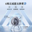 Panasonic M2Q1+M2QR1 washing and drying set 10+10 care, Mint S5 ultra-thin fully embedded