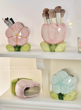 小红薯同款化妆收纳装饰笔筒装饰