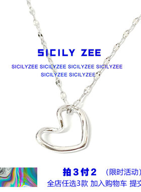 炫桃心项链女ins潮日简约百搭吊