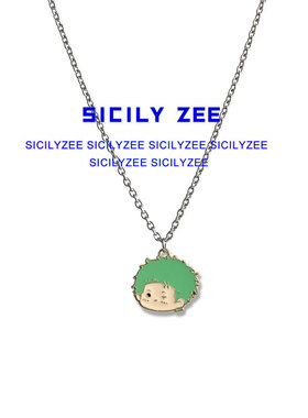 海贼王索隆卫衣嘻哈INS毛衣项链