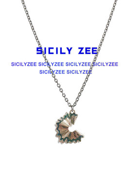 毛衣链铅笔屑字母配饰ins风创意