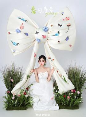 蝴蝶结影楼拍照道具节日装饰