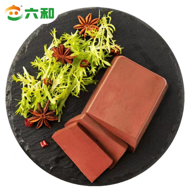 六和 鸭血 涮火锅 食材 精选鸭血 毛血旺火锅食材畅销配菜