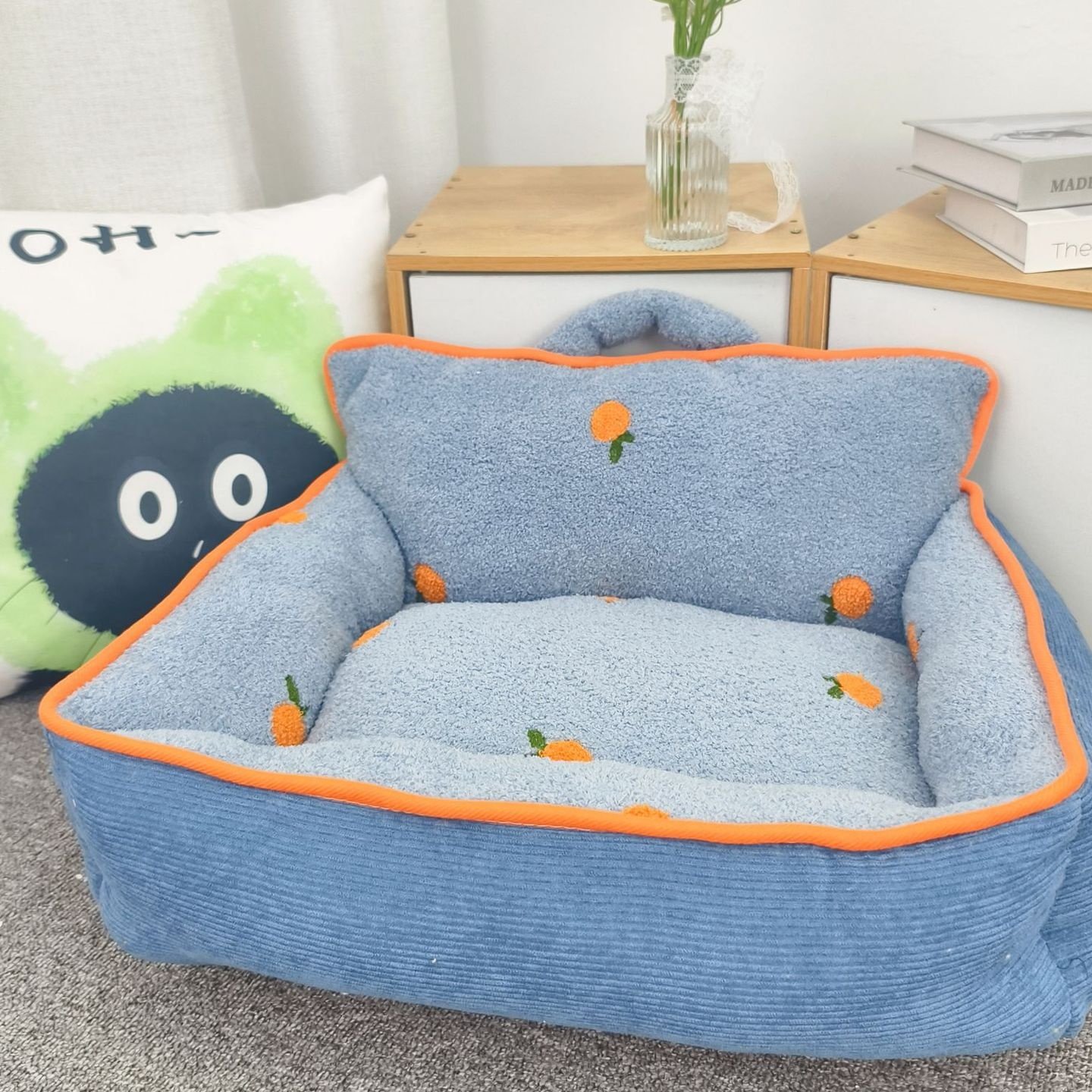 狗沙发窝田园宠物窝中小型犬猫通用宠物床格子窝秋冬保暖宠物窝,淘宝优惠券,粉丝福利购,淘宝优惠卷