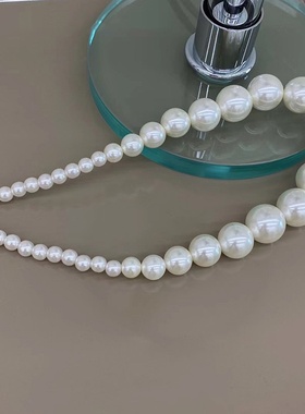 法式秋冬复古大小珍珠项链轻奢高级感锁骨链气质简约百搭小众项饰