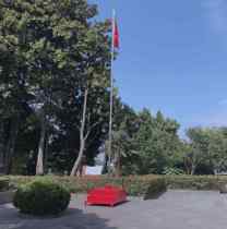 New Mobile Flagpole Kindergarten Flagpole Active Liftpole Flag Desk Base Telescopic School Stainless Steel 6 m 8 m