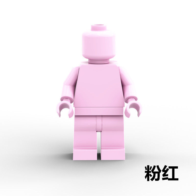 兼容国产小颗粒素色积木潮流MOC相框装饰摆设纯素体积木人仔40色,淘宝优惠券,粉丝福利购,淘宝优惠卷