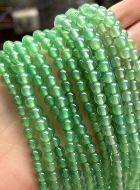 各色玛瑙圆珠散珠diy手工串珠材料编织手链项链隔珠饰品文玩高f1
