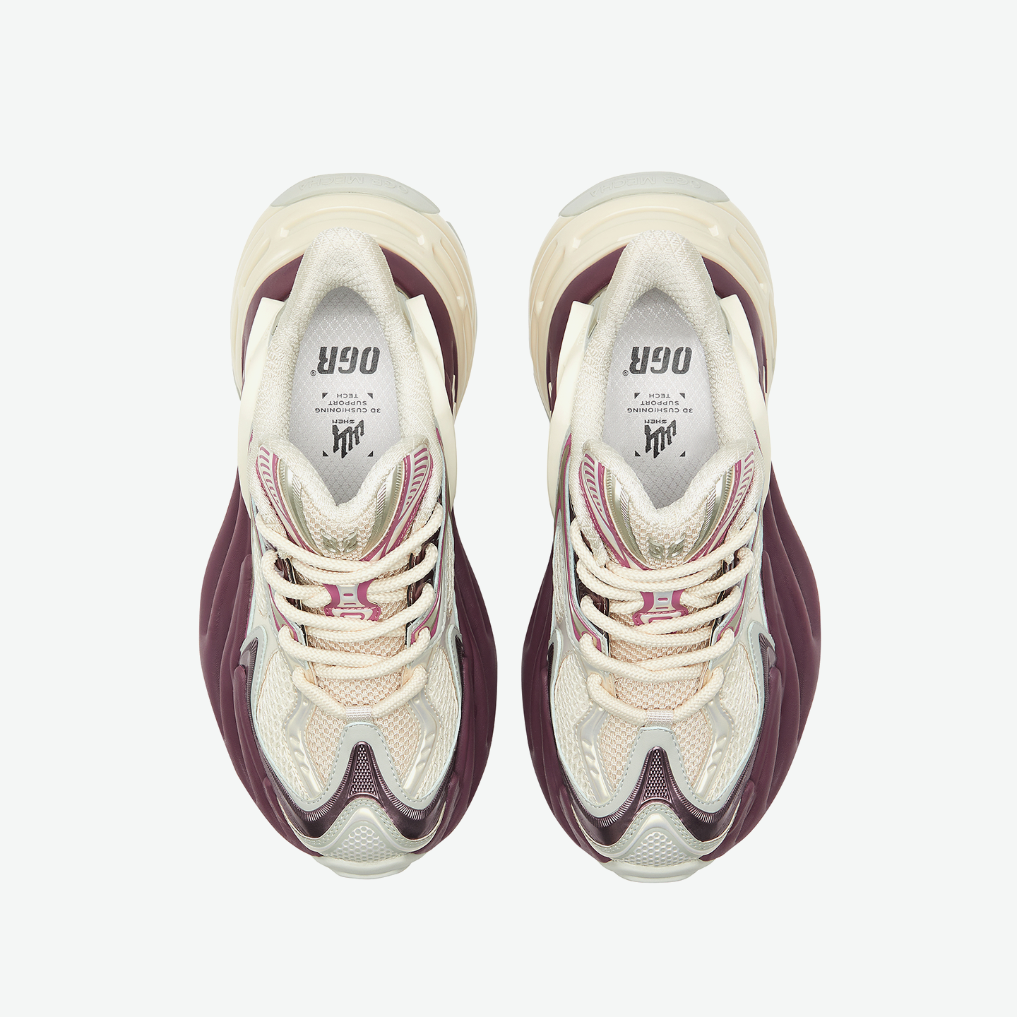 【新品】OGR溯洄者增高老爹鞋透气网面机甲厚底潮流时尚2025新款,淘宝优惠券,粉丝福利购,淘宝优惠卷