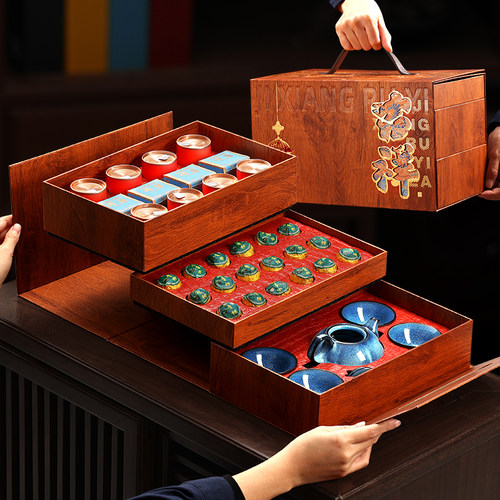 新茶金骏眉红茶肉桂小青柑过年送礼长辈实用礼品礼盒装茶叶礼物 - 图3