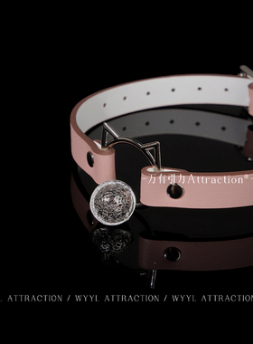 吸引力小猫项圈铃铛牵引绳