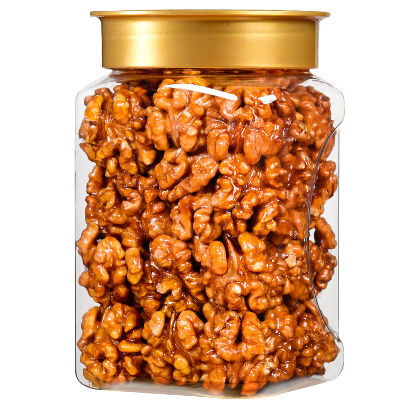 琥珀核桃仁500g焦糖蜂蜜味孕妇坚果 哈哈淘核桃仁