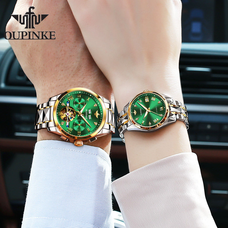 瑞士认证正品牌1314一对全机械表 阁海国产腕表