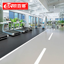 O 100 Na Fitness Room Gems Indoor Fitness Studio Special PVC Sports Floor Badminton Site Rubber Mat