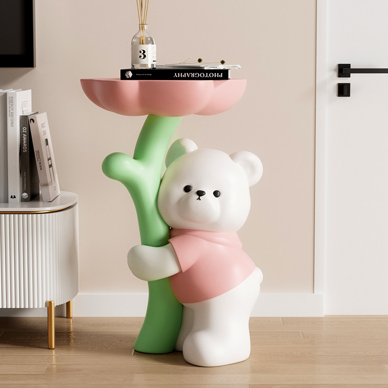 捧花暴力熊大型客厅落地大摆件沙发茶几电视柜床头装饰品摆件礼物,淘宝优惠券,粉丝福利购,淘宝优惠卷