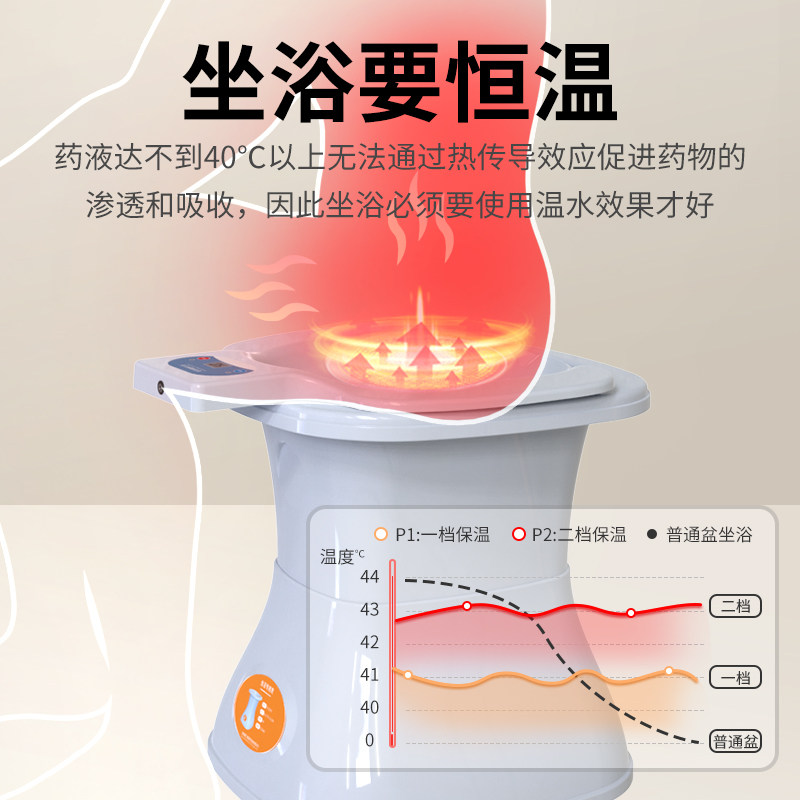 坐浴盆恒温男女士痔疮专用浅底温水电热泡药洗屁股盆肛周术后熏蒸,淘宝优惠券,粉丝福利购,淘宝优惠卷