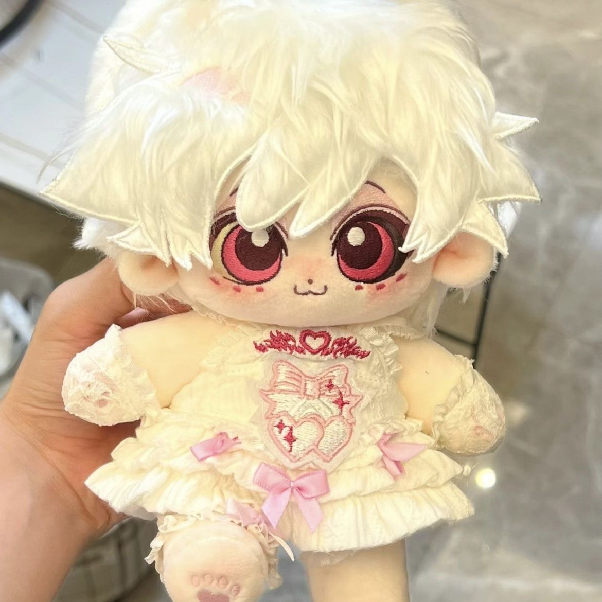 原创正版地狱客栈安吉尔属性angeldust棉花娃娃20cm可爱玩偶礼物 - 图0