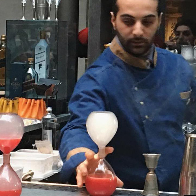 Inmeet饮迷创意沙漏鸡尾酒杯酒吧分子调酒玻璃杯子酒吧烟熏调酒杯,淘宝优惠券,粉丝福利购,淘宝优惠卷