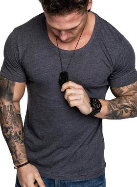 T恤Men s short sleeve t-shirt boys summer slim camo shirts