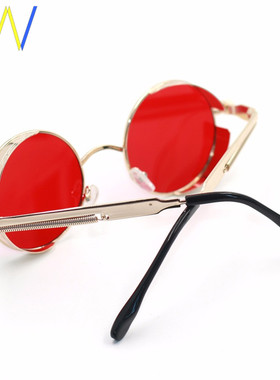 Round Metal Sunglasses for Men Women Retro UV400 sun glasses