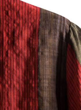 2023外贸男装短袖翻领印花衬衣夏威夷衬衫宽松花衬衣Men's Sh