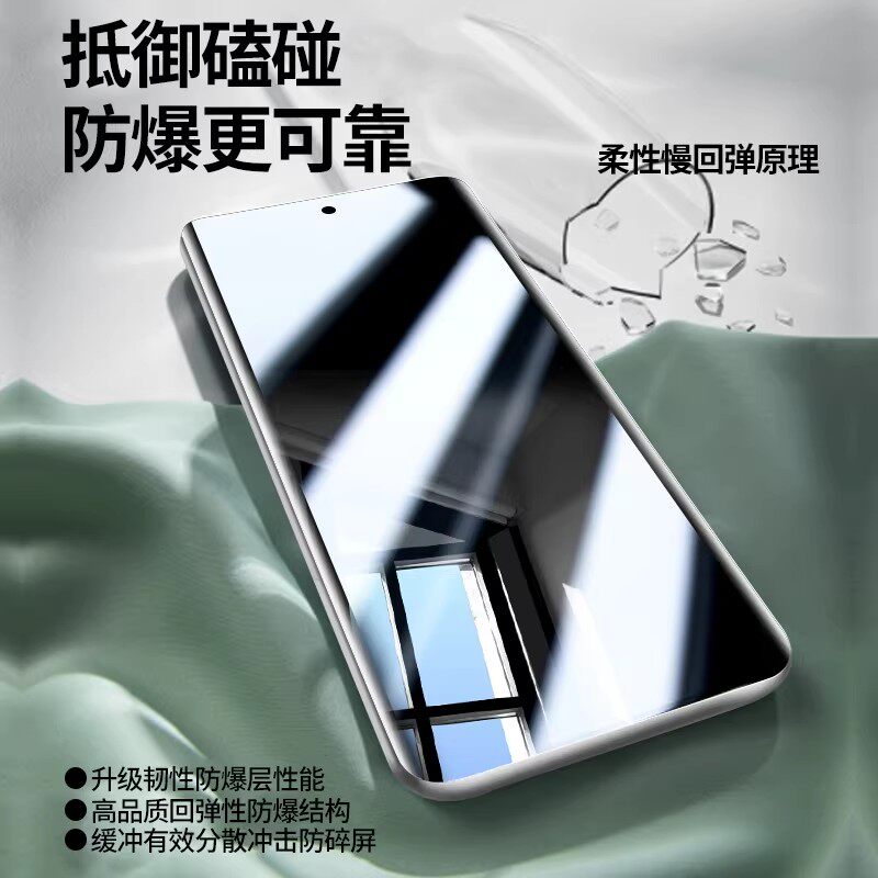 无尘仓秒贴适用真我GT6钢化膜GT2pro高清neo5se无白边realmeQ5Q3防指纹抗蓝光v11v15v23手机膜真我10防摔防爆