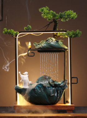 生财景观喷泉乔迁开业流水摆件