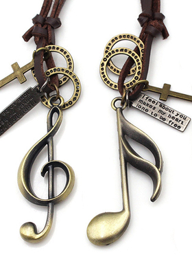 项链挂件学生音乐饰品小礼物吊坠